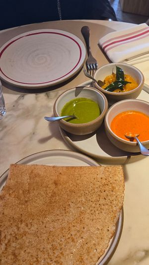 Dosa (ask for veganizing) at abcV - Tin Building - temporarily closed in New York City