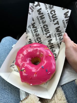   at WhoCult Coffee + Donuts in Newport