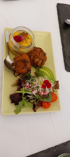 Onion bhaji at Happy Herbivore in Cuevas Del Almanzora