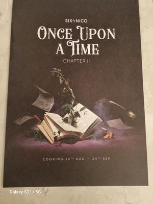 Once Upon a Time menu at Six by Nico - Leeds in Leeds