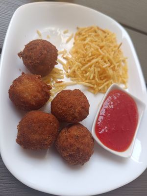 Croquetas veganas at Restaurante El Patio de Enmedio in Gran Canaria