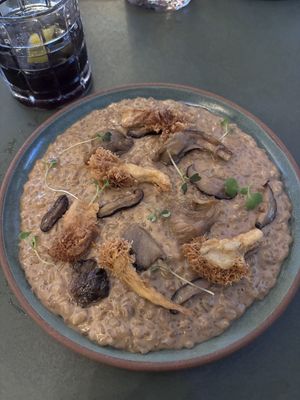 mushroom risotto   at Kaya in Orlando