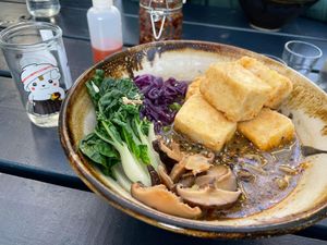 The tofu was stellar !  at Kokkaku Ramen in Sutton