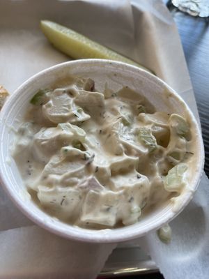 Potato Saladd  at Vegan Deli and Butcher in St Louis