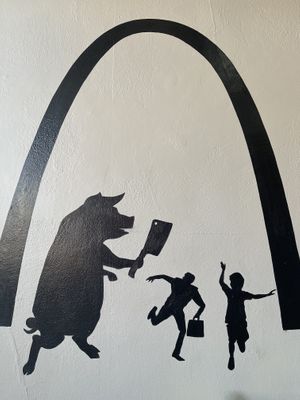 Art  at Vegan Deli and Butcher in St Louis