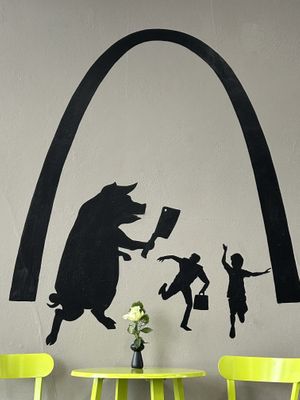 Took this home on a shirt.    at Vegan Deli and Butcher in St Louis