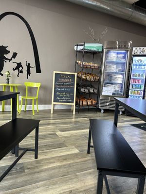 Frozen pizzas and stuff to go  at Vegan Deli and Butcher in St Louis