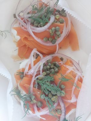 Bagel & Lox at Vegan Deli and Butcher in St Louis