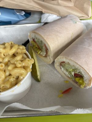 italian cold cut + mac n cheese!  at Vegan Deli and Butcher in St Louis