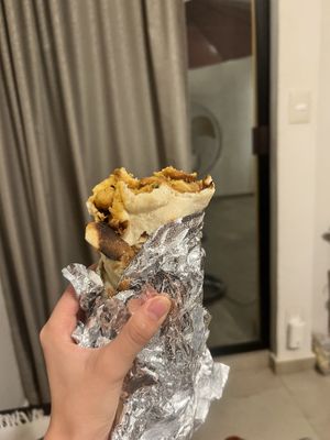 Chana Masala Naan Burrito   at Senor Naan - Oaxaca de Juarez  in Oaxaca