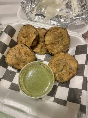 Beguni Pakora   at Senor Naan - Oaxaca de Juarez  in Oaxaca
