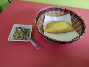  at La Parada Saludable Café in Bogota