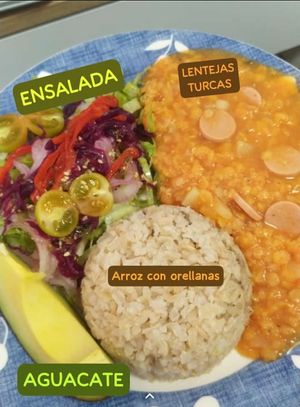 Menú del día at La Parada Saludable Café in Bogota