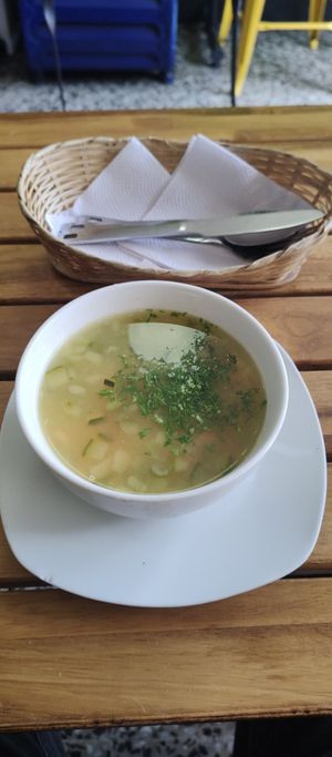  at La Parada Saludable Café in Bogota