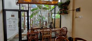 Entrance at GreenSmoothie Factory in Medan