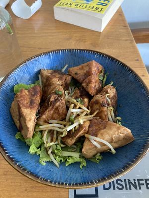 Tahu Mercon. Delicious but spicy!  at GreenSmoothie Factory in Medan