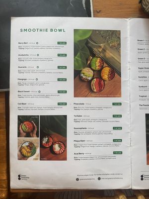 Menu (updatet 7. may 2025)  at GreenSmoothie Factory in Medan