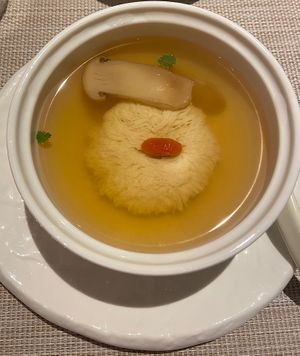 Matsutake Soup   at Yuan 圓 in Hong Kong Island