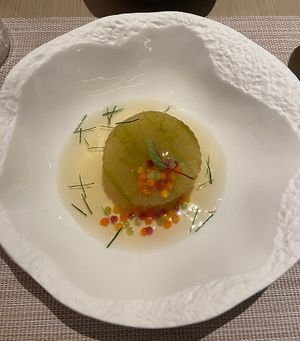 Winter melon   at Yuan 圓 in Hong Kong Island