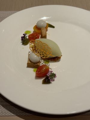 Guava, tomato  at Yuan 圓 in Hong Kong Island