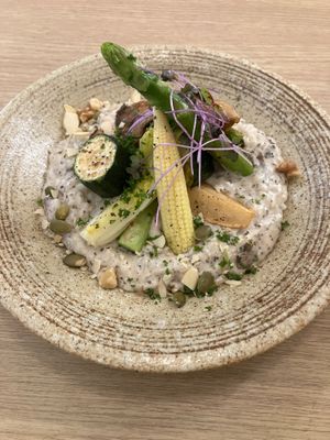 Truffle cashew butter risotto (R4) at Root Kitchen in Taipei