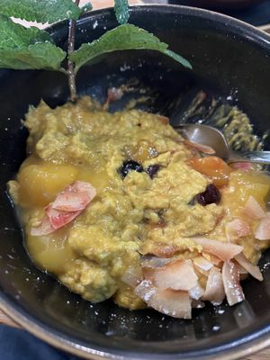 Golden porridge already started, sorry about that, I was hungry   at Spreegold - Bikini Mall in Berlin