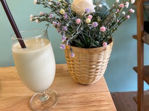 Banana shake at Amber Food & Desserts in Koh Samui