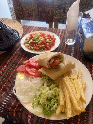   at Falafel with Hummus  in Marrakech