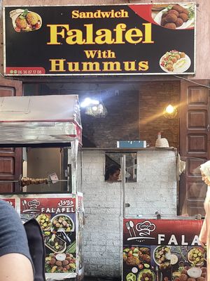   at Falafel with Hummus  in Marrakech