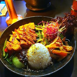 Vegan duck at IV in Berlin