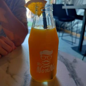Big fresh orange juice 6 euros with pulp at Mr NonNo - The Hague in The Hague