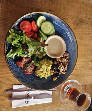 Vegan breakfast 7/10 at Franco's Pizza in Antalya