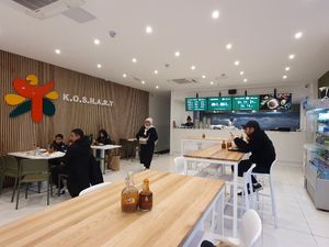 Interior #Veganuary at Koshary El Tahir in London