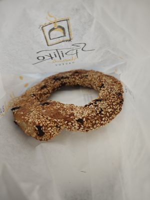 Koulouri at Spitiko Bakery in Thessaloniki