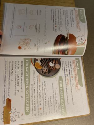 Speisekarte   at Katzentempel - Bremen in Bremen