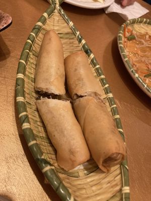 Spring rolls  at Thien Tam in Toronto