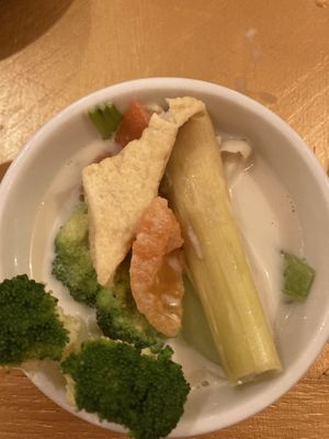 Coconut soup   at Thien Tam in Toronto