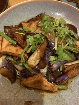 Eggplant and Tofu  at Thien Tam in Toronto