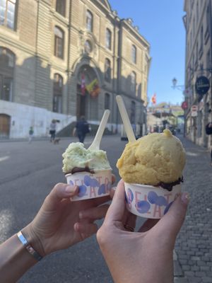   at Gelatomania in Geneva