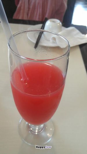 Watermelon juice at Bodhi Veggie Cuisine in Rosemead