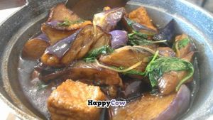 Eggplant tofu at Bodhi Veggie Cuisine in Rosemead
