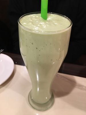 Avocado milk(my brother didn’t like it) not vegan at Bodhi Veggie Cuisine in Rosemead