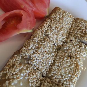 I love Bean Cake!!! at Bodhi Veggie Cuisine in Rosemead