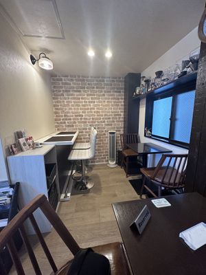 Seating   at Cafe Kuromimi Lapin in Tokyo