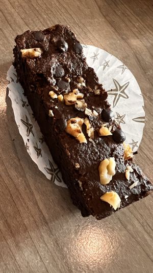 Brownie made with black beans.  at Verde y Rebelde in Punta Arenas