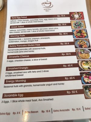  at Secret Cafe in Nusa Dua