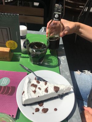 Kokos taartje  at Cafe de Plak in Nijmegen