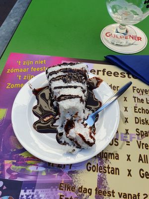 Kokosroomtaart at Cafe de Plak in Nijmegen