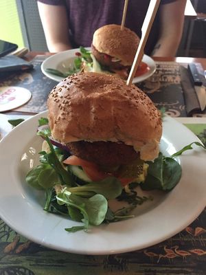 Vegan Burgers 🍔  at Cafe de Plak in Nijmegen