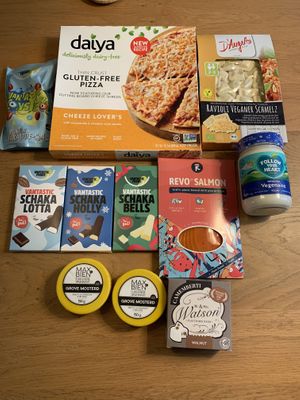 My “haul”   at Veggie4U in The Hague